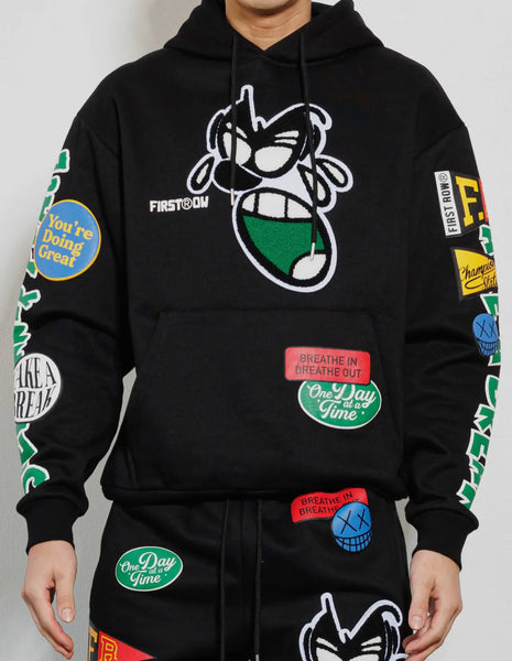 Chenile Patch Hoodie