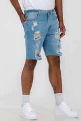 Weiv Distressed Denim Shorts