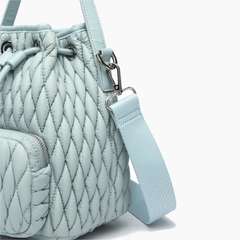 Ripple Plush Crossbody Bucket Bag