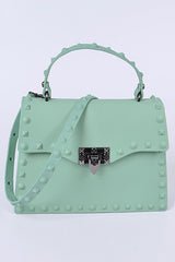 Matte Finish Studded Convertible Jelly Bag