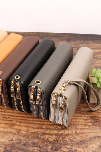 DOUBLE ZIPPER WALLET