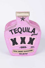 Glitter Tequila Iconic Swing Box Clutch