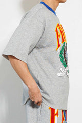 Pen & Brush Art Oversize Fleece Tee