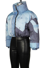 Denim  PUFFER JACKET