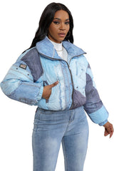 Denim  PUFFER JACKET