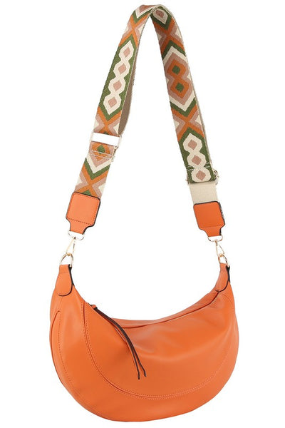 Aztec Guitar Strap Hobo Crossbody Bag