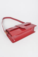 Patent Finish Iconic Shoulder Bag