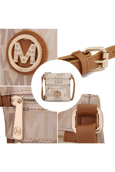 MKF Beatrice Multi Compartments Crossbody by Mia K