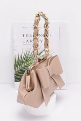 Bow Tie Top Handle Convertible Swing Bag