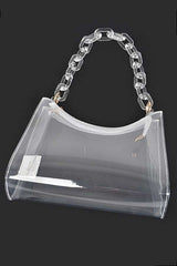 Acrylic Shoulder Chain Cleared Transparent Bag