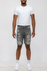 Weiv Distressed Denim Shorts