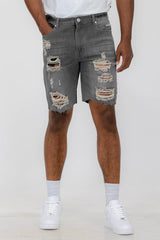 Weiv Distressed Denim Shorts