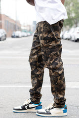 Camo Leaf Cargo Pants