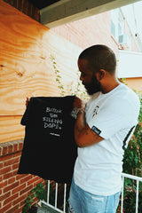 Fly Supply Clothing - Better Than Selling Dope - Real Estate (Black Tee)