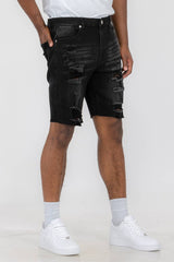 Weiv Distressed Denim Shorts