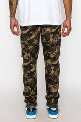 Camo Leaf Cargo Pants