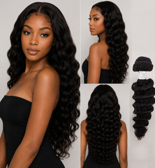 Deep Wave Human Hair Bundles