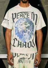 First Row - PEACE IN CHAOS LIGHTNING TEE