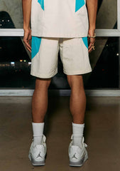 First Row - PLANTOPIA COLOR BLOCK WOVEN SHORTS