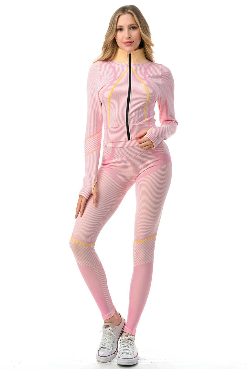 MIO Pink ZIP-UP 2 PIECE SET