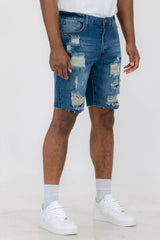 Weiv Distressed Denim Shorts