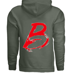 MILITARY GREEN - BACK