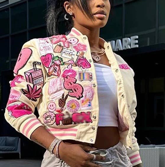 So Chic Beauty - Burn Book Varsity Jacket