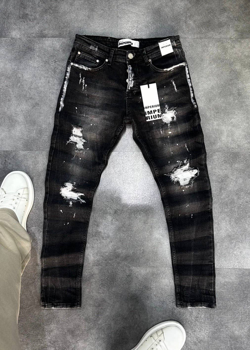 Black Industry - Jeans Skinny Noir Black Industry 342